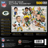 MasterPieces 500 Piece Sports Jigsaw Puzzle for Adults - NFL Green Bay Packers All-Time Greats - 15x21 Masterpieces