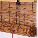 Bamboo Roll Up Shade Retro Bamboo Blinds 34 36 39 47 55 72 inch Wide Outdoor Roll Up Shades for Patio Waterproof Bamboo Roman Shades Privacy Sunshades Porch Blinds for Garden Balcony Home Decor KaulaTrinx