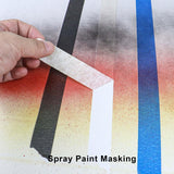 DOAY 2 Pack White Masking Tape - Painters Tape 1 Inch Wide - Multi-Surface, Water Resistant, Indoor & Outdoor Use - 180FT Total - Artist Tape for Paint, Wall, Watercolor, Car, DIY (#4010) DOAY