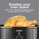 Proctor Silex 24-Pound Electric Roaster Oven with Variable Temperature Control, Self-Basting Lid & Removable Pan, 18 Quart, Black (32211) Proctor Silex