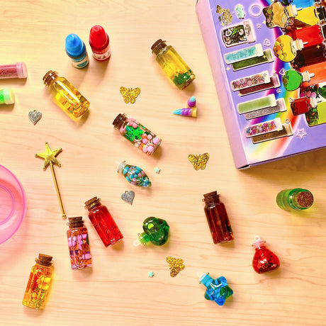 AWZNG 18pcs Potion Bottles Kits For Girls,Fairy Mixies Bottles with Potion For Christmas And Hallween Decorations For Children,Creativity Art Toy for Girls, Fun Birthday Gift Toys for Girl 6 7 8 9 10+ AWZNG