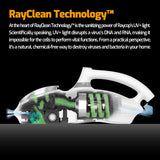 Raycop RN Bed Vacuum Cleaner with UV Light and Pulsating Brush Technology for Pet Hair Cleaning - 15Kpa Powerful Suction - Anti-allergen Handheld Mattress Vacuum Cleaner - HEPA Filtration Raycop