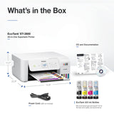 Epson EcoTank ET-2800 Wireless Color All-in-One Cartridge-Free Supertank Printer with Scan and Copy â€“ The Ideal Basic Home Printer - White, Medium Epson
