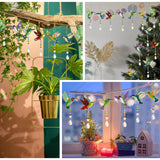 Tradder 6 Pcs Diamond Art Painting Rhinestone Hummingbird Wind Chimes Birds Art Kits for Adults Diamond Summer Decor Suncatchers Double Sided 5d DIY with Crystal Pendant for Home Window Decor Garden Tradder