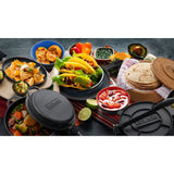 Tortillada - 10 Inches Tortilla Warmer/handcrafted basket made of rattan incl. 100% cotton towel Tortillada