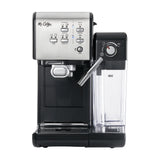 Mr. Coffee Programmable Espresso & Cappuccino Machine with Automatic Milk Frother & 19-Bar Pump, Stainless Steel Mr. Coffee