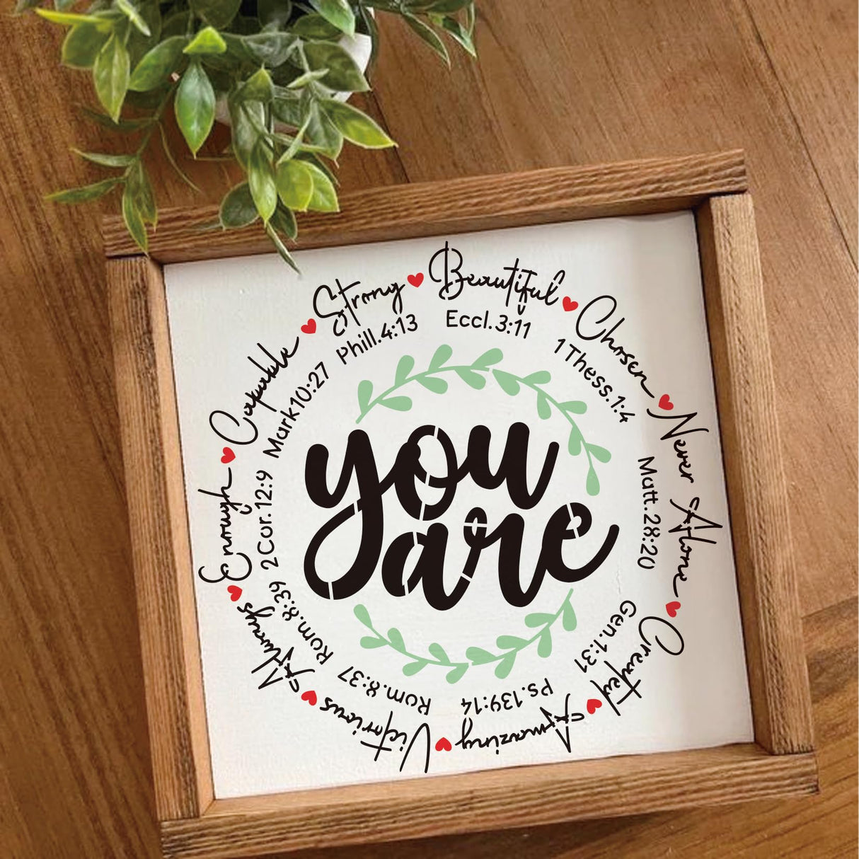 21pcs Christian Stencils for Crafts Reusable Motivational Bible Verse Template Drawing Religious Stencils for Painting on Wood Sign Fabric Canvas DIY Crafts Office Home Decoration(bible21) Huahui
