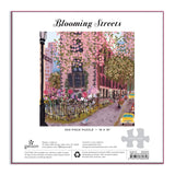 Galison Blooming Streets 500 Piece Puzzle from Galison - Beautifully Illustrated Jigsaw Puzzle of a Local NYC Street, Fun & Challenging, Unique Gift Idea Galison