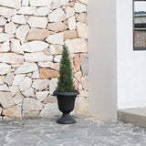 Laiwot 3FT Artificial Cedar Topiary Trees for Outdoors Potted Fake Cypress Trees Faux Evergreen Plants for Home Porch Decor Set of 2 Laiwot