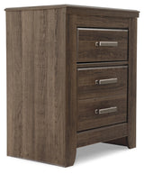 Signature Design by Ashley Juararo Rustic 2 Drawer Nightstand, 29.21" Tall, Dark Brown Signature Design by Ashley