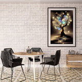 BOHADIY Diamond Painting Kit for Adults: Butterfly Tree of Life Art - 5D Diamond Dots - 12x16inch BOHADIY