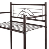 Bath Bliss 3 Tier Storage Shelf | Freestanding | Dimensions: 17.3"x 10.6"x 35.8 | Free Standing | Rust Resistant | Bathroom Storage | Easy to Assemble Bath Bliss