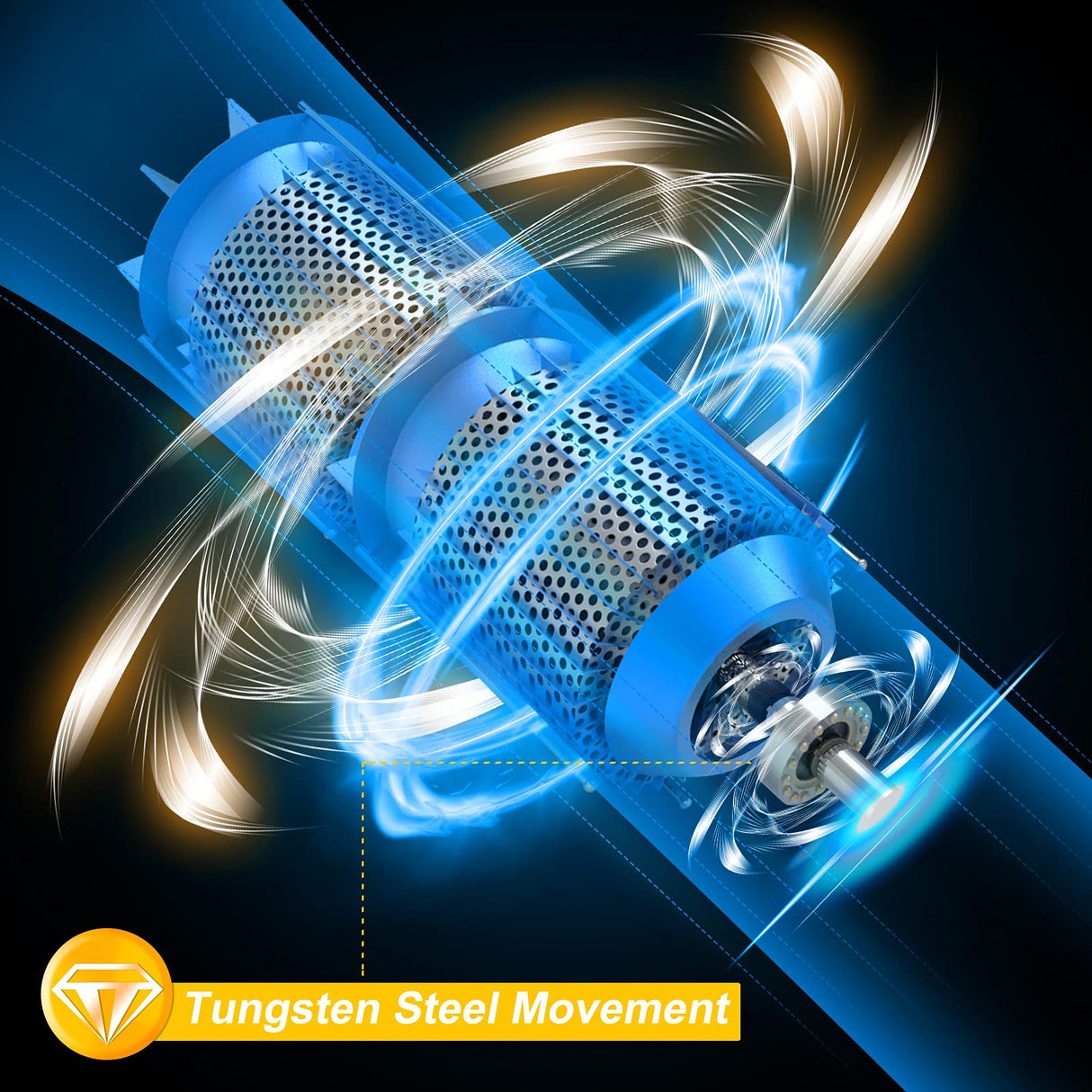 YON.SOU. 18Pcs Pencil Die Grinder Air Tool 1/8" Pneumatic Engraving Pen 70,000 RPM Air Micro Pencil Grinder Kit YON.SOU.