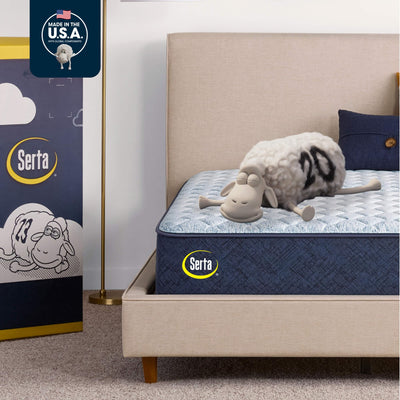 Serta Sleeptrue Firm 11" Twin Hybrid Mattress in a Box, Cooling, Breathable, and Pressure Relieving - 100 Night Trial, CertiPUR-US Certified and 10 Year Limited Warranty