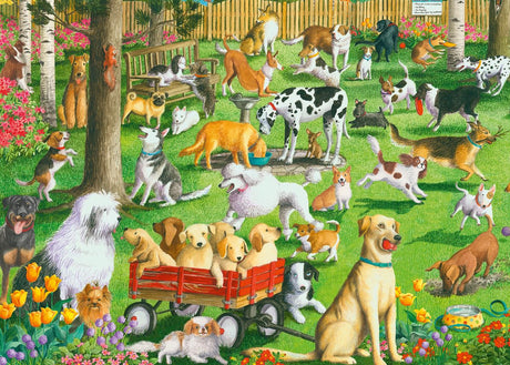 Ravensburger at The Dog Park Large Format Jigsaw Puzzle - 500 Unique Pieces | Anti-Glare Surface Ideal for Kids and Adults | Perfect for Gifting Ravensburger