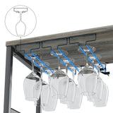 IDEALHOUSE Wine Bar Rack Cabinet with LED Light, Adjustable Shelves Coffee Bar Cabinet with Mesh Door and Baffle Design, 36 in Tall Small Liquor Bar Cabinet for Home, Kitchen, Dinning Room, Grey IDEALHOUSE