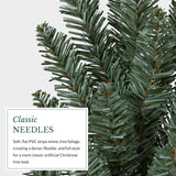 Balsam Hill 7.5 ft Unlit Classic Blue Spruce - Artificial Christmas Tree with 2,960+ Tips, Premium Stand, Storage Bag & Easy Assembly for Indoor Holiday Decorating Balsam Hill