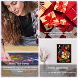 Diamond Painting Flowers-5D Diamond Art,Flowers Diamond Paintings for Adults,DIY Full Drill Paint by Diamonds Flowers Gem Painting on Canvas Perfect for Gifts and Home Wall Decor 12x16inch PHANTASYART