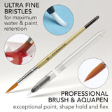 CHROMATEK Watercolor Paint Set, 128 Vivid Colors in Portable Box, With Pad, Brushes and Everything Else you Need to Start Painting, Travel Kit CHROMATEK