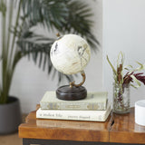 Deco 79 Wood Globe, 5" x 5" x 8", Yellow Deco 79