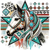 APTDYIGL 5D Horse Diamond Painting Kits for Adults Beginner,Animal Special Shape Diamond Art Kits,DIY Full Drill Diamond Dot with Gem Art Kits,Home Wall Decor 11.8x11.8inch APTDYIGL