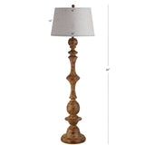 JONATHAN Y JYL3000A Taylor 67" Resin LED Floor Lamp, Farmhouse, Cottage, Rustic, French Country, Office, Living Room, Family Room, Dining Room, Bedroom, Hallway, Foyer, Brown JONATHAN Y