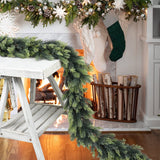 Artiflr 6 Feet Artificial Christmas Pine Garland, Winter Greenery Garland for Holiday Season Mantel Fireplace Table Runner Centerpiece Decoration Artiflr
