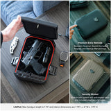 VAULTEK LifePod Secure Waterproof Travel Case Rugged Electronic Lock Box Travel Organizer Portable Handgun Case with Backlit Keypad (Covert Black) (Biometric) VAULTEK