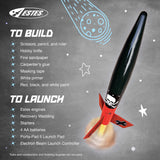 Estes 0651 Der Red Max Rocket-Building Kit, Intermediate Flying-Rocket-Model Kit for Ages 10+ Estes