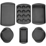 Wilton Perfect Results Premium Nonstick Bakeware Essentials Set - Perfect for Everyday Use and Baking Cookies, Cupcakes, Cakes, Steel, 6-Piece Wilton
