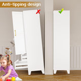 GAIOUS Steel Pantry Cabinet, 71" Metal Storage Cabinets with 2 Doors, 2 Adjustable Shelf and 2 Drawers, Freestanding Storage Cabinet for Bedroom, Kitchen, Living Room, Home Office (White) GAIOUS