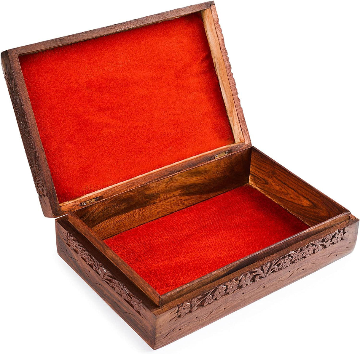 ARTISENIA Valentine's Day Gifts Wooden Jewellery Box Organiser Handmade Keepsake Box with Tree of Life Design for Ring Bracelet Necklace Accessories Jewelry Tarot cards Box Great for Gifts ARTISENIA