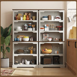 TRONLEE Tall Bookcase, 70 inch Height, 5-Tier Open Storage Shelf, 31.5 in Wide Standing Bookshelves for Home, Office, Bedroom, School, Library, 31.5W * 11.81D *70H (White Espresso, Open Storage) TRONLEE