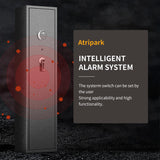 INTERGREAT 4-8 Large Rifle Gun Safe, Long Gun safes for Home and Pistols, Quick Access Rifle Gun Cabinet with Multifunction Lock for Home, Quick Access, Heavy Duty, Pockets INTERGREAT