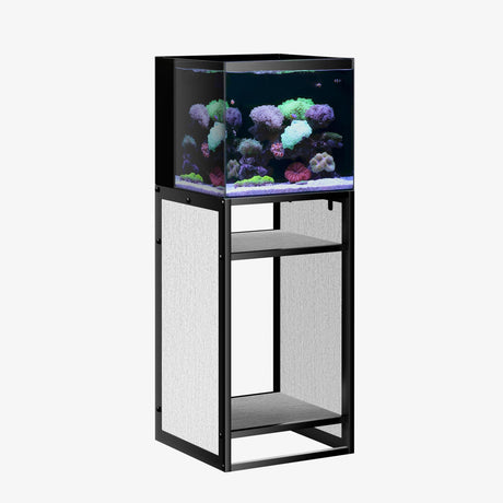 LANDEN Gray Metal Frame Stand, Three-Shelf for Fish Tanks up to 20 Gal, CLX45-45x45x80cm (17.7x17.7x31.49 in), for Fish Tanks and Reptile Terrariums, Home & Office Use LANDEN