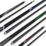 EastPoint Sports Masterton Billiard Cue 4 Pack - Includes Four 2-Piece 58" Billiard Cues with Leather Tip and Micro-Fiber Grips EastPoint Sports