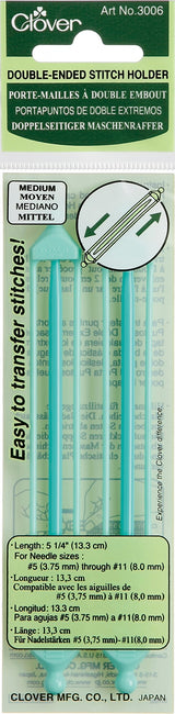 Clover 3006 Double-Ended Stitch Holder, Medium Clover