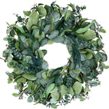 Easy Fine 26 Inch Artificial Eucalyptus Wreaths for Front Door for All Seasons,Spring Summer Fall Autumn Winter Christmas Wreath,Large Neutral Everyday Greenery Wreath,Home Wall Door Porch Decor Easy Fine