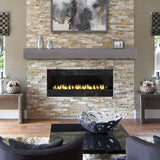 Pearl Mantels NC-60 LITRIVER Zachary Non-Combustible Natural Wood Look Shelf, 60", Little River Finish Pearl Mantels