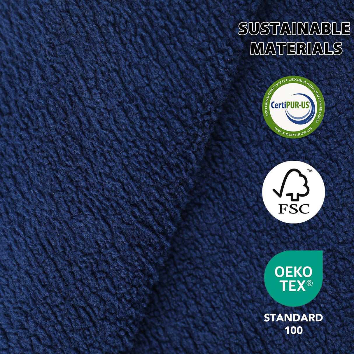 EONIX Power Rocker Recliner Chair, Lazy Boy Recliner Rocking Chair for Adults and Nursery, Electric Recliner Chair with Heat and Massage for Living Room, Bedroom, Study Room, Relaxation, Navy Blue EONIX