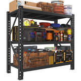 47.2''H Garage Shelving 5000LBS Heavy Duty Garage Storage Shelves Industrial Shelf Unit Easy Assembly 3 Tier Adjustable Metal Shelving Storage Organizer,47.2" H*51.2" W*24" D Metallitrend