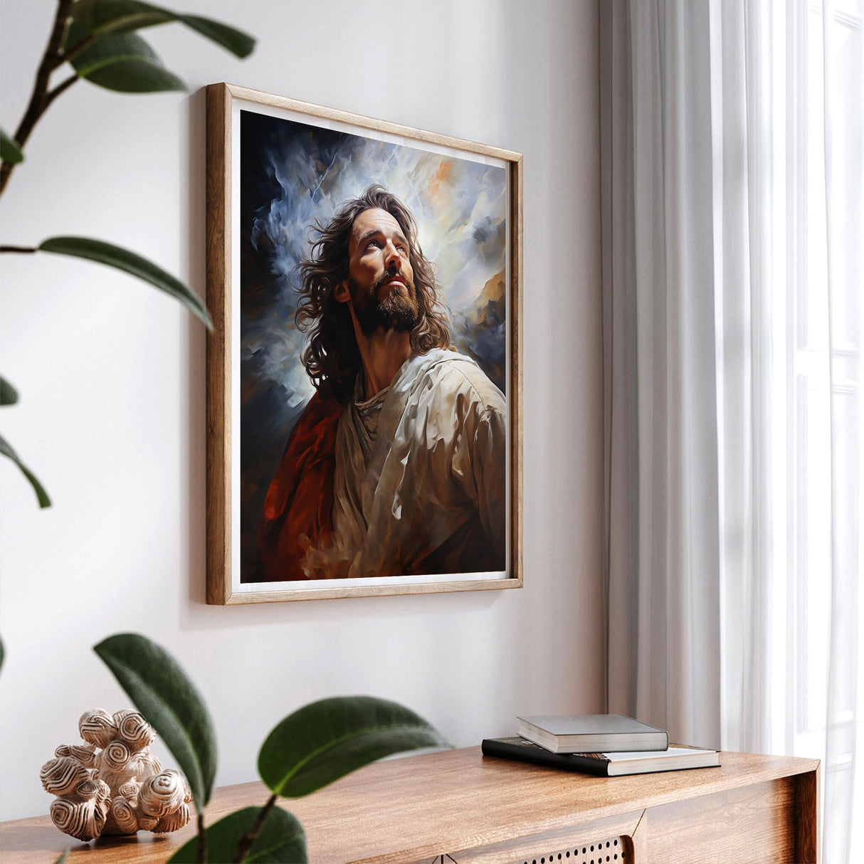 SKRYUIE Paint by Numbers Kit for Adults Beginner Jesus, Acrylic Christ Oil Painting by Numbers Kits with PaintBrushes Paintwork Art Crafts Canvas for Home Decor 16x20 inch / 40x50 cm SKRYUIE
