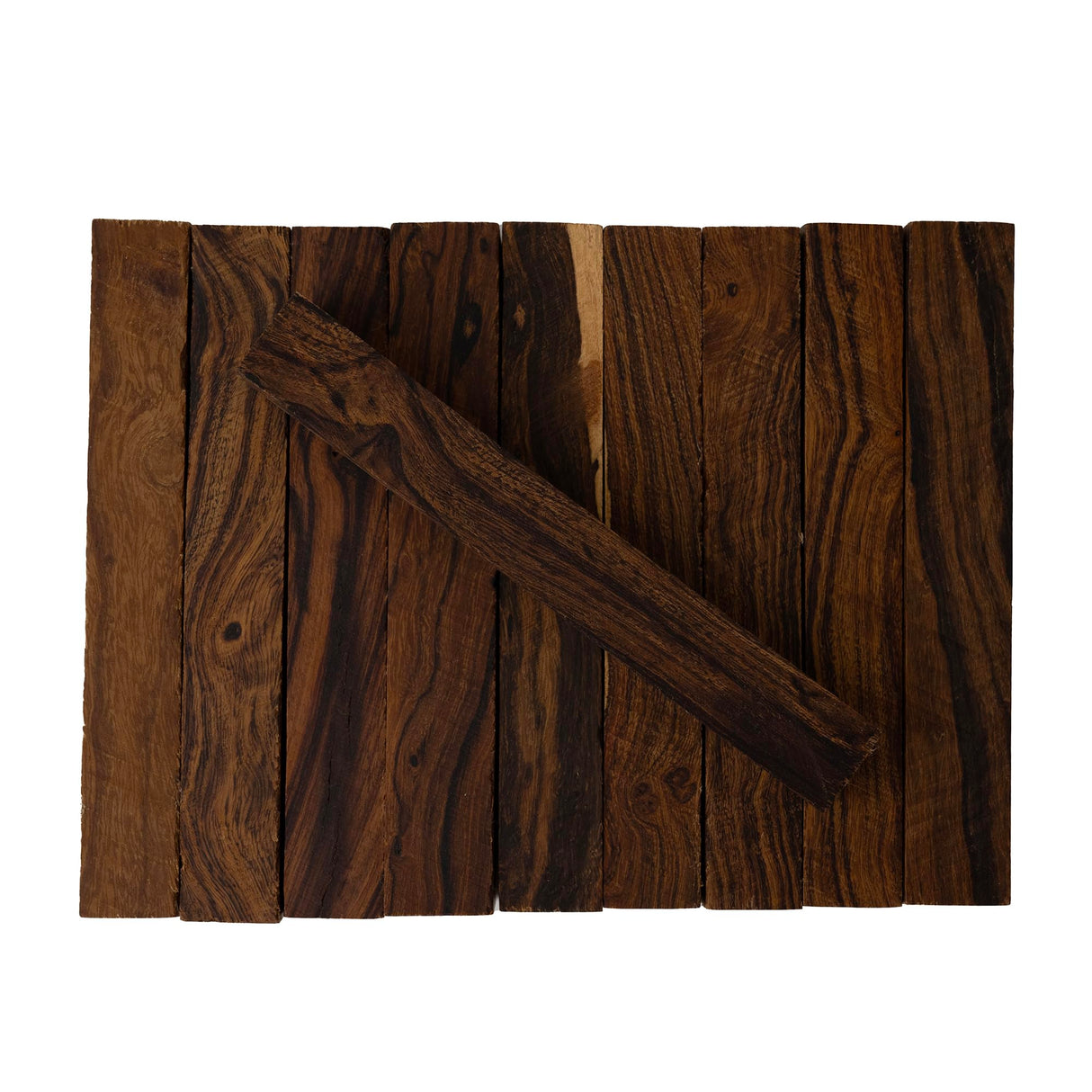 IECAP LLC Desert Ironwood Pen Blanks Pack of 10 – Exotic Wood Pen Blanks for Turning- Woodworking and Woodturning – Pen Turning Supplies DIY Pen Crafts (6.37 x 0.87 x 0.87 Inches) IECAP LLC