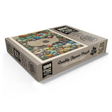 MyPuzzle 63 American National Parks: Collage Map, Vintage Poster - Premium 1000 Piece Jigsaw Puzzle for Adults MyPuzzle.com