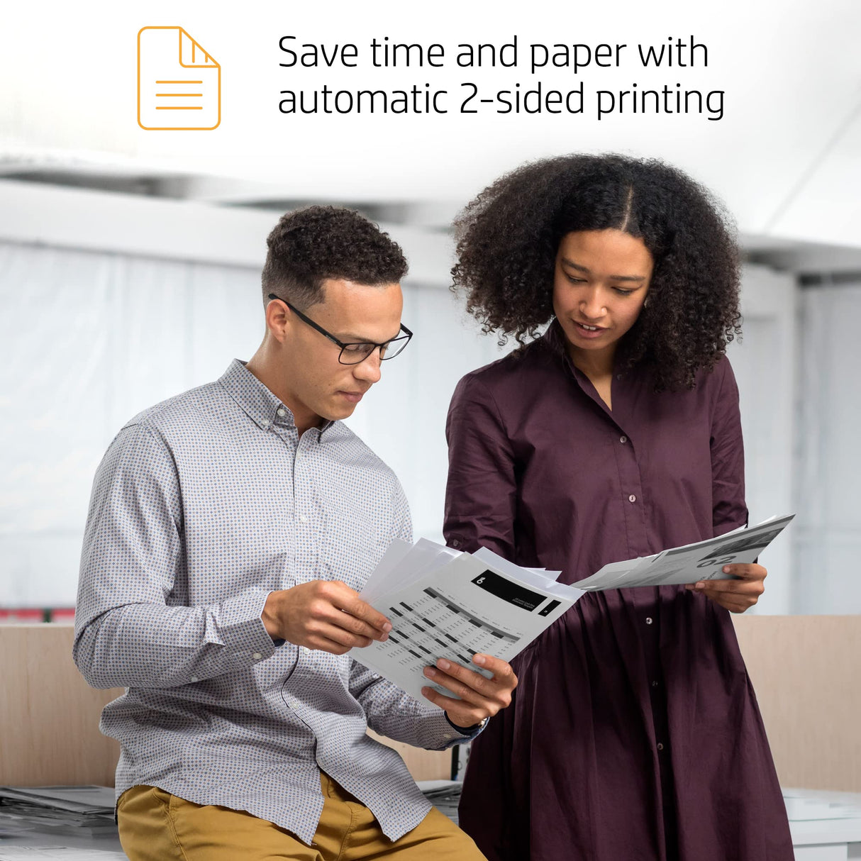 HP LaserJet Pro 3001dw Wireless Black & White Printer (Renewed) HP