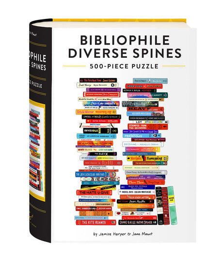 Bibliophile Diverse Spines 500-Piece Puzzle Chronicle Books