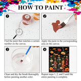 cewlonp Flowers Paint by Number for Adults-DIY Acrylic Oil Painting Adults Paint by Numbers Flowers,Paint by Numbers Kits for Gift Home Wall Decor 16x20inch cewlonp