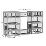 TIMHAKA Cat Catio Outdoor Cat Enclosure, 12 in 1 Cat Enclosure with 4 Large Catio and 8 Cat Tunnel, 12pcs Outdoor Cat Cage with Platform and Resting Box, Luxurious Cat Playground with Waterproof Cover TIMHAKA