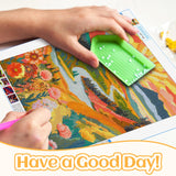 NPCSWXQ Diamond Painting Landscape,5D Diamond Painting Kits for Adults Beginners, DIY Full Drill Diamond Painting Sunrise Mountains and Rivers Painting for Home Wall Bedroom Decor Gifts 12x16Inch NPCSWXQ