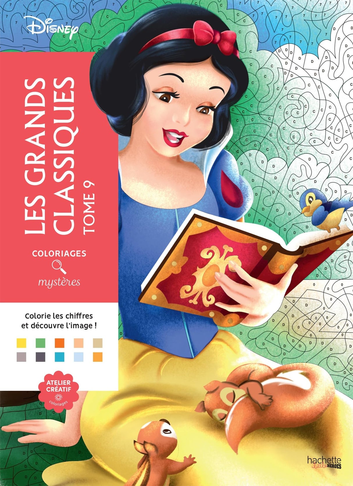 Coloriages mystères Disney - Les Grands classiques Tome 9 WoodArtSupply